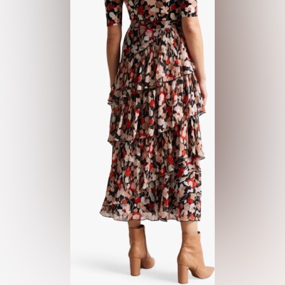 NWOT Ted Baker London tiered ruffle maxi Dornie style skirt, size 12 - Picture 6 of 6